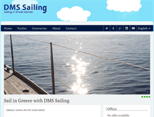 Tablet Screenshot of dms-sailing.gr